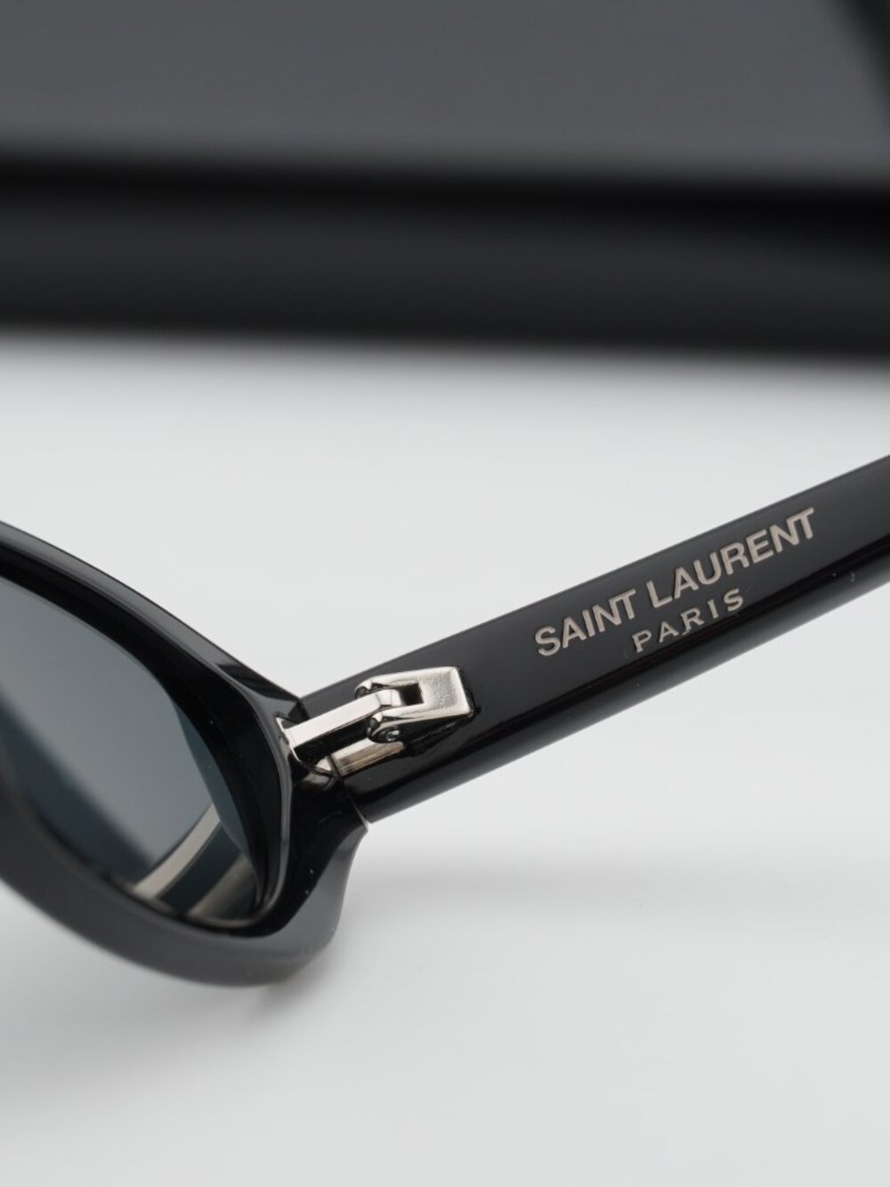 Saint Laurent SL871 SUE 001 Women Oval Sunglasses - Black - Picture 5 of 11